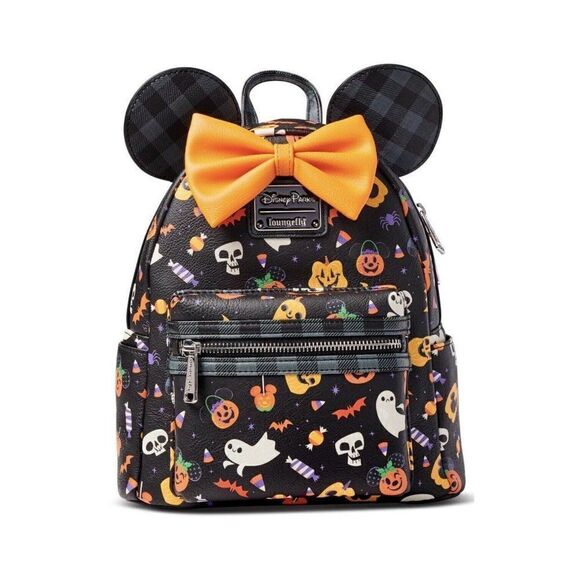 Disney Minnie Mouse Halloween Mini Loungefly Backpack Disney Parks
